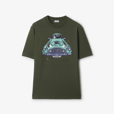 버버리 남성 라운드 반팔 티셔츠 - Burberry Mens Round Tshirt - buc7680x