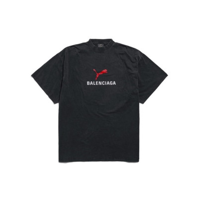 발렌시아가 남성 라운드 반팔 티셔츠 - Balenciaga Mens Round Tshirt - bac7794x