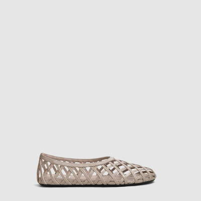 알라이아 여성 페이던트 케이지 발레 플랫슈즈 - Alaia Womens Cage Ballet Flats - als6403x