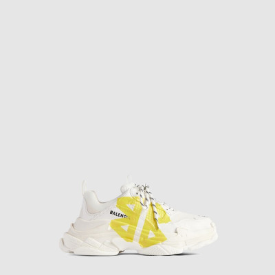 발렌시아가 남/녀 트리플 S 테이프 타입 스니커즈 - Balenciaga Unisex Triple S Tape Type Sneakers - bas6488x