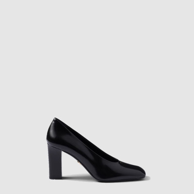 프라다 여성 브러시드 가죽 펌프스 - Prada Womens Brushed Leather Pumps - prs6551x