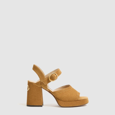 발렌티노 여성 포셋 크러스트 레더 플랫폼 샌들 - Valentino Womens Fawcett Crust Leather Platform Sandals - vas6656x