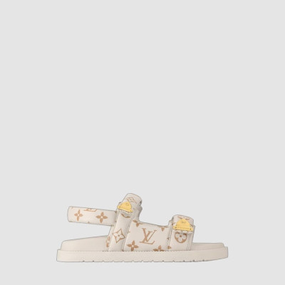 루이비통 여성 선셋 플랫 컴포트 샌들 - Louis vuitton Womens Sunset Flat Comfort Sandals - lvs6957x