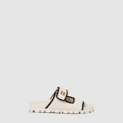 미우미우 여성 크로셰 니트 슬라이드 - Miumiu Womens Crochet Knit Slide - mis6984x
