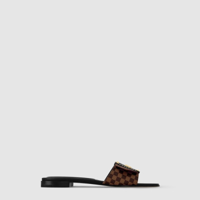 루이비통 여성 LV 프레임 플랫 뮬 - Louis vuitton Womens LV Frame Flat Mule - lvs7020x