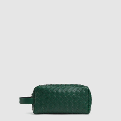 보테가 베네타 남성 인트레치아토 여행용 파우치 - Bottega Veneta Mens Intrecciato Travel Pouch - bvb8178x