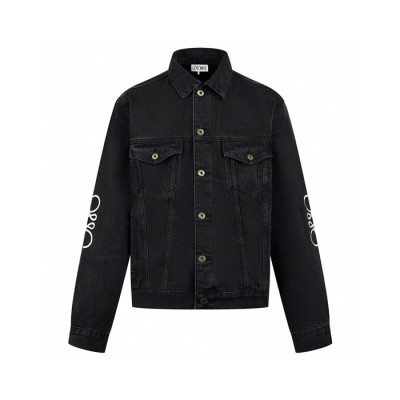 로에베 남성 데님 재킷 - Loewe Mens Denim Jacket - loc7870x