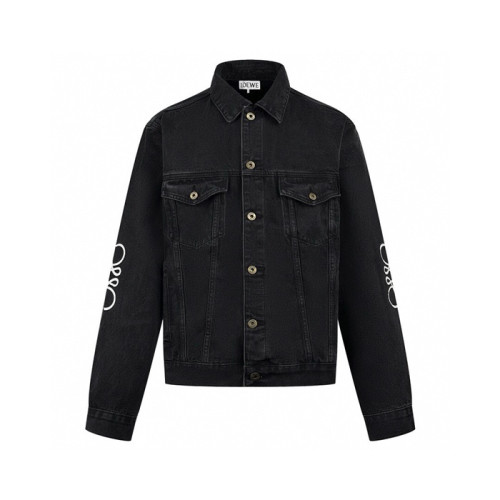로에베 남성 데님 재킷 - Loewe Mens Denim Jacket - loc7870x