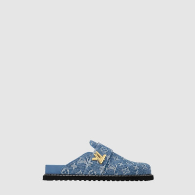 루이비통 남성 LV 코지 플랫 컴포트 클로그 - Louis vuitton Mens LV Cozy Flat Comfort Clog - lvs7256x