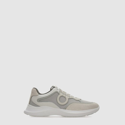 페라가모 남성 간치니 오너먼트 로우탑 스니커즈 - Ferragamo Mens Gancini Ornament Low-Top Sneakers - fes7285x
