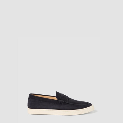 브루넬로쿠치넬리 남성 스웨이드 로퍼 - Brunello Cucinelli Mens Suede Loafers - brs7288x