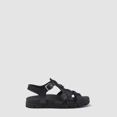 프라다 남성 크리스크로스 샌들 - Prada Mens Crisscross Sandals - prs7428x