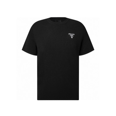 프라다 남성 라운드 반팔티 - Prada Mens Round Tshirt - prc7898x