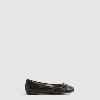 발렌티노 여성 퀼티 67 퀼팅 나파 레더 발레리나 - Valentino Quilted 67 Nappa Leather Ballerinas - vas7864x