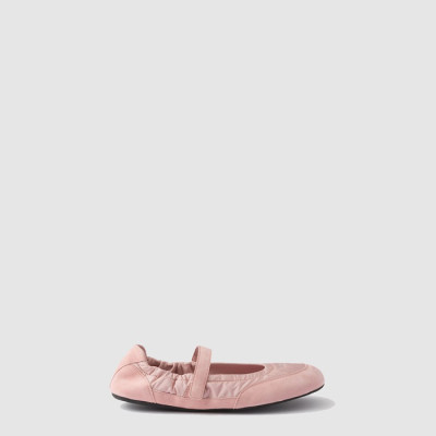 프라다 여성 컬랩스 리나일론 및 스웨이드 발레리나 - Prada Collapsible Re-Nylon and Suede Ballerina - prs7872x