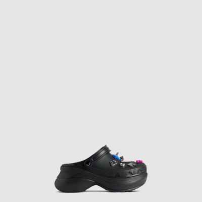 발렌시아가 남/녀 크록스 지비츠 뮬 - Balenciaga Crocs Jibbitz Mule - bas7947x