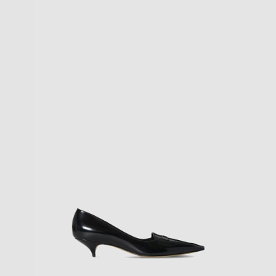 더 로우 여성 가죽 키튼 힐 - The Row Leather Kitten Heel - ths7997x