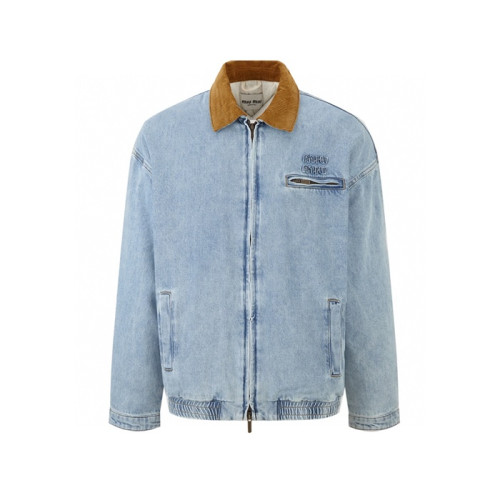미우미우 남성 데님 자켓 - Miumiu Mens Denim Jacket - mic7985x