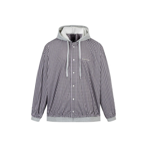발렌시아가 남성 체크 후드티 - Balenciaga Mens Flanner Hoodie - bac8090x