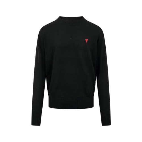 아미 남/녀 라운드 니트 - Ami Unisex Round Knitwear - amc8122x
