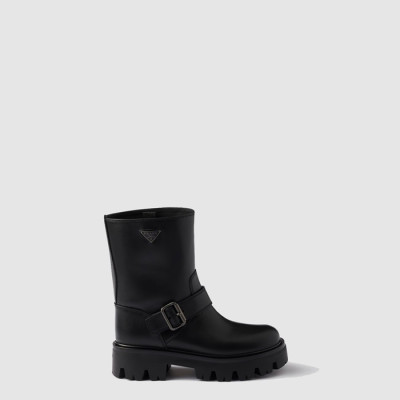 프라다 여성 가죽 부티 - Prada Womens Leather Booties - prs8104x