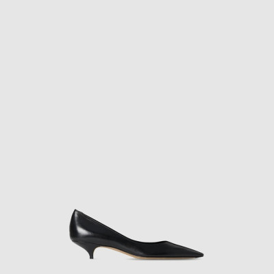 더 로우 여성 가죽 키튼 힐 - The Row Leather Kitten Heel - ths8117x