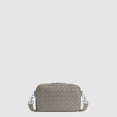 보테가 베네타 남성 스몰 인트레치아토 카메라 백 - Bottega veneta Mens Small Intrecciato Camera Bag - bvb9315x