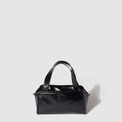 미우미우 여성 가죽 탑 핸들 백 - Miumiu Womens Leather Top Handle Bag - mib9383x