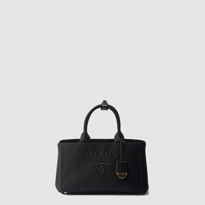 프라다 여성 라지 코튼 캔버스 핸드백 1BG554 - Prada Womens Large Cotton Canvas Handbag - prb9697x