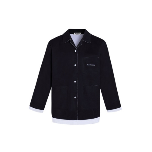 미우미우 남성 브이넥 가디건 - Miumiu Mens V-neck Cardigan - mic8168x