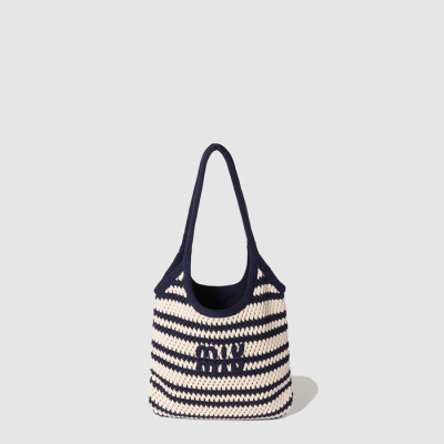 미우미우 여성 아이비 크로셰 토트백 - Miumiu Womens Ivy Crochet Tote Bag - mib9736x