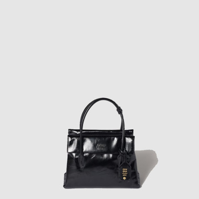 미우미우 여성 솔리테르 광택 가죽 백 - Miumiu Womens Solitaire Glossy Leather Bag - mib9738x