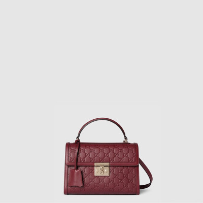 구찌 여성 패들락 미디엄 탑 핸들 백 - Gucci Womens Padlock Medium Top Handle Bag - gub9763x