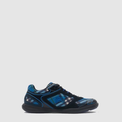 버버리 남성 체크 매트릭스 스포츠 스니커즈 - Burberry Check Matrix Sports Sneakers - bus8128x