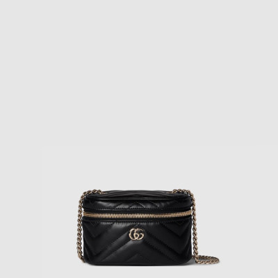 구찌 여성 GG 마몽 나노 베니티 백 - Gucci Womens GG Marmont Nano Vanity Bag - gub9905x