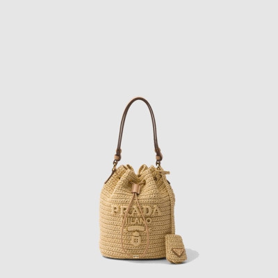 프라다 여성 크로셰 미니 버킷 백 1BE068 - Prada Womens Crochet Mini Bucket Bag - prb10399x