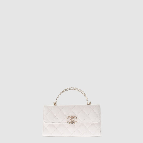 샤넬 여성 체인 플랩 폰 홀더 - Chanel Womens Chain Flap Phone Holder - chb10457x