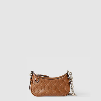 구찌 여성 GG 엠블럼 미니 숄더백 - Gucci Womens GG Emblem Mini Shoulder Bag - gub10516x