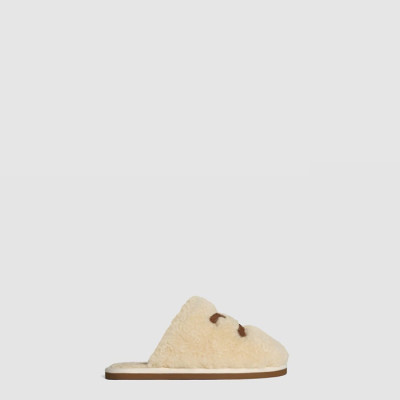 셀린느 여성 조지아 슬라이드 시어링 - Celine Womens Georgia Slide Shearling - ces8307x