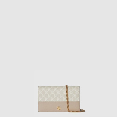 구찌 여성 GG 마몽 체인 지갑 - Gucci Womens GG Marmont Chain Wallet - gub10754x