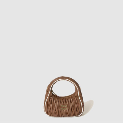 미우미우 여성 완더 가죽 백 - Miumiu Womens Wander Leather Bag - mib10807x
