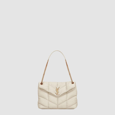 입생로랑 여성 루루 푸퍼 퀄팅 미디엄 체인백 - Saint Laurent Womens Loulou Puffer Bag - ysb10845x