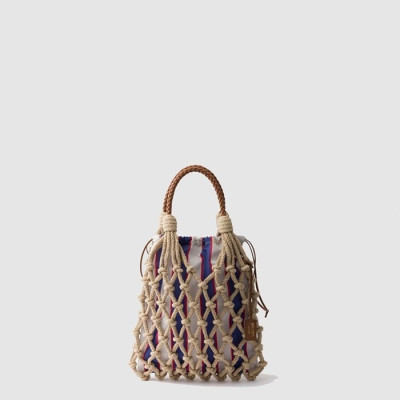 프라다 여성 Noue 미디엄 마크라메 백 1BC111 - Prada Womens Noue Medium Macrame Bag - prb11137x