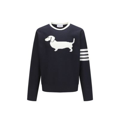 톰브라운 남/녀 라운드 니트 - Thom Browne Unisex Knitwear - thc8889x
