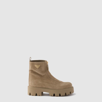 프라다 여성 부티 지퍼 클로저 - Prada Womens Booties with Zipper Closure - prs8555x