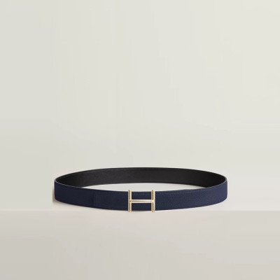 에르메스 남성 Hisseo 버클 리버서블 벨트 - Hermes Mens Hisseo Buckle Reversible Belt - bel412x