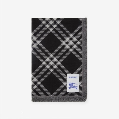 버버리 남/녀 체크 스카프 - Burberry Unisex Checked Scarf - acc5997x