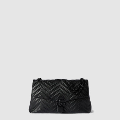 구찌 여성 GG 마몽 라지 숄더백 - Gucci Womens GG Marmont Large Shoulder Bag - gub11614x