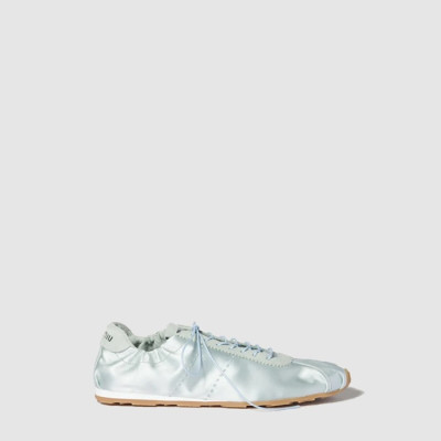 미우미우 여성 플룸 새틴 스니커즈 - Miumiu Womens Plume Satin Sneakers - mis8710x