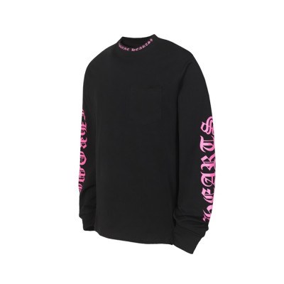 크롬하츠 남성 라운드 긴팔티 - Chrome Hearts Mens Round Tshirt - chc12137x